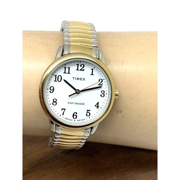 Timex Women's Watch TW2V94800 Quartz Indiglo White Dial Two Tone Stainle… - Picture 11 of 14